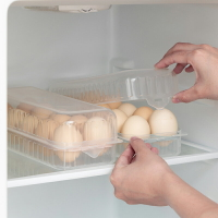 可疊加帶蓋雞蛋收納盒廚房冰箱保鮮盒家用塑料雞蛋架托雞蛋格神器