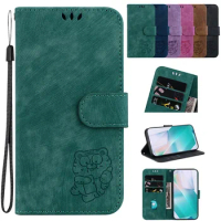 Fashion Tiger Flower Flip Leather Case For Realme 12+ Pro Plus 12 11 5G 10 11X realme 11 5g 10 4G realme10 Pro Plus Phone Cover