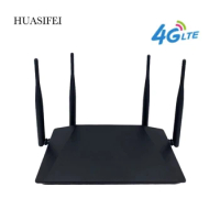 HUASIFEI 4g wifi router sim card with 4 external antennSuper cheap wireless router with SIM card 300Mbps 4G LTE Wifi router
