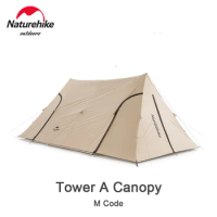 Naturehike Cloud Desk Large Space Twin Tower Shelter 150D Oxford Cloth Canopy Camping Tent Sunscreen Awning With ScreenNH20TM008