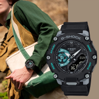 【CASIO 卡西歐】G-SHOCK 一起冒險去 碳核心防護構造雙顯計時手錶(GA-2200M-1A)