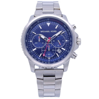 Michael Kors 常勝榮耀美式風格計時腕錶-藍面-MK8641