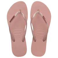 havaianas 哈瓦士 巴西人字拖 女款 Slim logo metallic 粉 涼鞋 拖鞋 夾腳拖 海灘鞋＊夏日微風＊