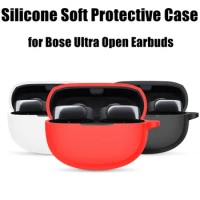 Soft Earphone Case Dustproof Shockproof Storage Shell Silicone Earphone Protective Cover for Bose Ultra Open Earbuds