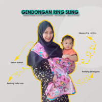Gendongan RINGSLING Gendongan Samping Bayi Gendongan Sling Anak Nyaman