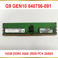 1PCS Server Memory For HP G9 GEN10 840756-091 16GB DDR4 2666 2RX8 PC4-2666V REG ECC RAM