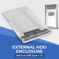 WTZ WTZ-31 External HDD SSD Enclosure Case 2.5 Inch USB A to USB Type C 3.1 Casing Harddisk Eksterna