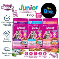 Whiskas Junior 450gr Makanan Anak Kucing Whiskas Kitten Junior Mackerel