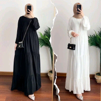 Hanum Dress Jumbo / Hanum Dress Premium / Gamis / Cassandra / Dress Rayon / Gamis Hanum Busui / Gami