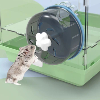 Hamster Exercise Wheel Hamster Toy Accessories Running Spinner Quiet Hamster Runner for Small Animal Hamster Hedgehog