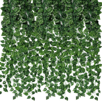 CEWOR 24 Pack 173ft Artificial Ivy Greenery Garland Fake Vines Hanging Plants Backdrop for Room Bedr