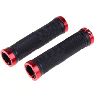 1 Pair Mountain Road Cycling Bike Bicycle MTB Handlebar Cover Grips Smooth Soft Rubber Anti-slip Handle Grip Lock Bar End