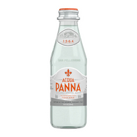 免運 普娜Acqua Panna天然礦泉水 250ml x24瓶(玻璃瓶)  進口水 天然水 進口水  義大利 Acqua Panna