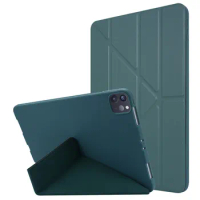 For iPad Pro 11 Case 2021 Tri-Fold PU Leather Folio Tablet Protector Cover For iPad Pro 11 2021 2020 2018 Case Auto Wake/Sleep