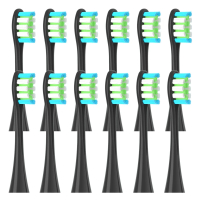 12PCS Replacement Brush Heads for Oclean X/ X PRO/ Z1/ F1/ One/ Air 2 /SE Sonic Electric Toothbrush 