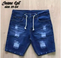 Celana Jeans Pendek Sobek BLITZ / Celana Jeans Pria / Celana Pendek Pria Jeans Model Sobek / Celana 