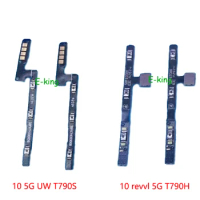 10PCS For TCL 10 Revvl 5G T790H T790S Plex T780H Power Volume Button Flex Cable Side Key Switch ON OFF Control Button