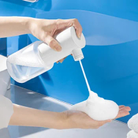 Electric Foam Machine Shampoo Shower Gel Facial Cleanser Foaming Detergent Soap Solution Foam Spray Gun Bathroom Soap Dispenser