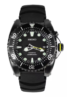 Seiko Jam tangan Seiko Kinetic SKA427 strap karet hitam