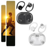 Bluetooth-Compatible 5.3 Headphones LED Power Display Wireless Earbuds Touch Control HiFi Headphones for Outdoor Sport