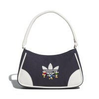【adidas 愛迪達】側背包 斜背包 小包 運動包 三葉草 DISNEY BAG W 藍 JL7658