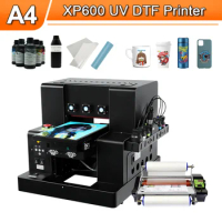 A4 UV Flatbed Impresora UV DTF Transfer Stickers Printer A4 UV DTF Printer Machine For UV DTF Film Print A4 XP600 UV DTF Printer