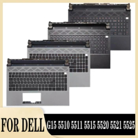 Original For Dell Inspiron 15 G15 5510 5511 5515 Laptop Palmrest Case Keyboard US Version Upper Cover lightweight version