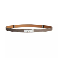 Hermes Kelly Belt 18mm Etoupe Epsom Phw