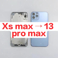 DIY Back Housing Cover for iPhone XS Max to 13 pro Max Back Middle Frame Replacement for iPhone XS Max like 13 Pro Max Battery