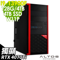 Acer Altos 安圖斯 P150F8 (i9-13900F/128G/4TB+4TB SSD/RTX4070Ti_12G/1200W/W11P)