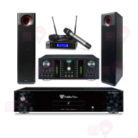 【金嗓】CPX-900 K1A+DB-7AN+JBL VM200+KARMEN H-88(4TB點歌機+擴大機+無線麥克風+落地式喇叭)