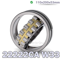 22222CA/W33 Spherical Roller Bearings 3522HK Diameter 110mm Precision 110*200*53 Mm 22222 22222CA 3522 With Oil Groove And Holes
