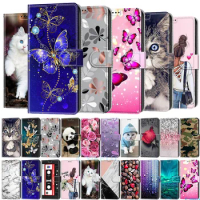 Wallet Flip Cover For Samsung Galaxy A41 A42 A51 A52 A52S A53 A71 A72 A73 5G Creative Painted Pattern Magnetic Hasp Leather Case