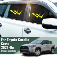 For Toyota Corolla Cross 2020 2021 2022 2023 2024 Car Sunshade Magnetic Front Windshield Curtain Rear Side Window Sun Shade