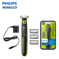 Philips OneBlade Norelco Rechargeable Hybrid Electric Trimmer and Shaver QP2520/70