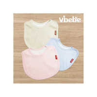 【Vibebe 官方直營】嬰幼兒小圍兜2入組(台灣製 透氣 嬰兒口水巾 嬰兒圍兜 吃飯圍兜 副食品圍兜)