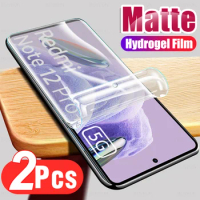 2Pcs For Xiaomi Redmi Note 12 Pro Plus Note12 Pro+ 5G Matte Hydrogel Film Screen Protector Not Glass Redmy Note12Pro 12ProPlus