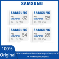 100% Original SAMSUNG PRO Endurance MicroSDXC 32GB 64GB 128GB 256GB Memory Card MicroSDHC Flash Micro SD Card For Dash Camera