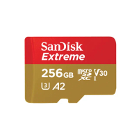 【SanDisk 晟碟】Extreme microSDXC UHS-I 記憶卡 256GB(原廠公司貨)
