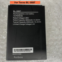 High Quality 3.85V 4000mAh Battery For Tecno BL-38BT Mobile Phone Batteria