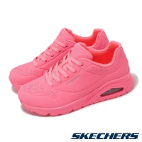 Skechers 休閒鞋 Uno-Stand On Air 女鞋 粉 氣墊 厚底 增高 純色 運動鞋 73690CRL
