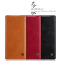 case for Samsung Note 10 Plus Nillkin QIN Protective flip Cover Leather Case for Samsung Galaxy Note 10 /Note 10+ 5G