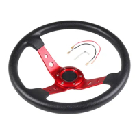 For Logitech G29 G920 G923 Racing Game, Racing Steering Wheel Gaming Steering Wheel Universal, 14 Inch 350mm, B