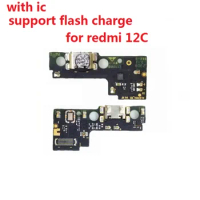 For Xiaomi Redmi 12C 12 4G 5G USB Charging Dock Connector Port Board Flex Cable Repair Parts