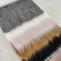 7CM Long Faux Fur Fabric for Patchwork Material Garment Diy Soft Plush Clothing Sewing Fabric For Toys Sofa Home Handmade Crafts