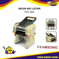 Mesin Pembuat Mie Otomatis - Gilingan Mie - MESIN MIE LISTRIK FSH-180 CROM FOMSONIC