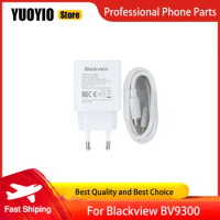 100% Original New American Standard Charger Blackview BV9300 Charger Official Quick Charging Adapter + USB Cable Data Line