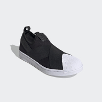 adidas 休閒鞋 男鞋 女鞋 運動鞋 貝殼鞋 繃帶鞋 襪套 SUPERSTAR SLIP ON 黑 FW7051