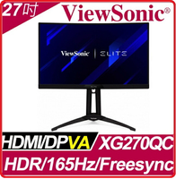 ViewSonic  XG270QC 27吋2K曲面電競螢幕
