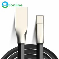 EonlineData Type C 3A Cable for Samsung S10 S9 Note 10 9 LG Android Fast Charging Cable USB Xiaomi Huawei P30 Zinc Alloy